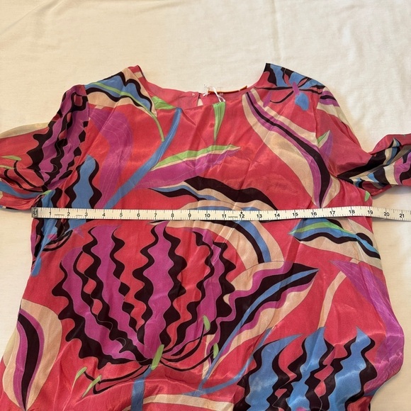 NEW Oliphant Small Mini Shift Dress in Fergana Rhubarb ~ Party Colorful - Picture 5 of 8